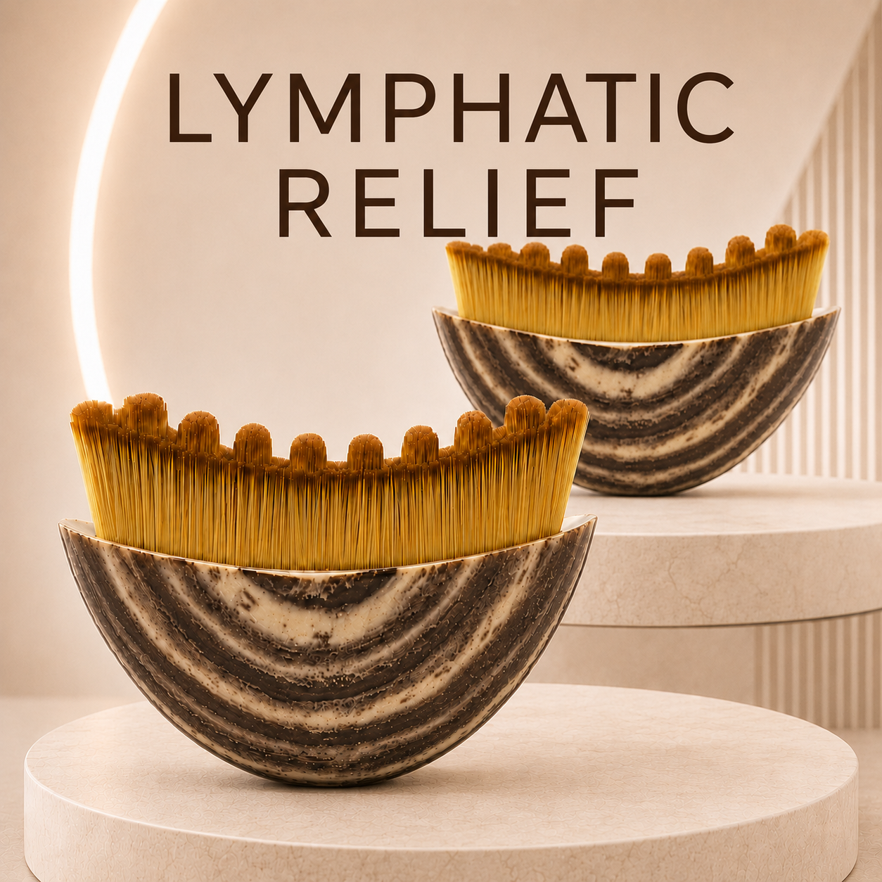 Romae | Velvet Sculpt- Contour & Lymphatic Drainage Brush