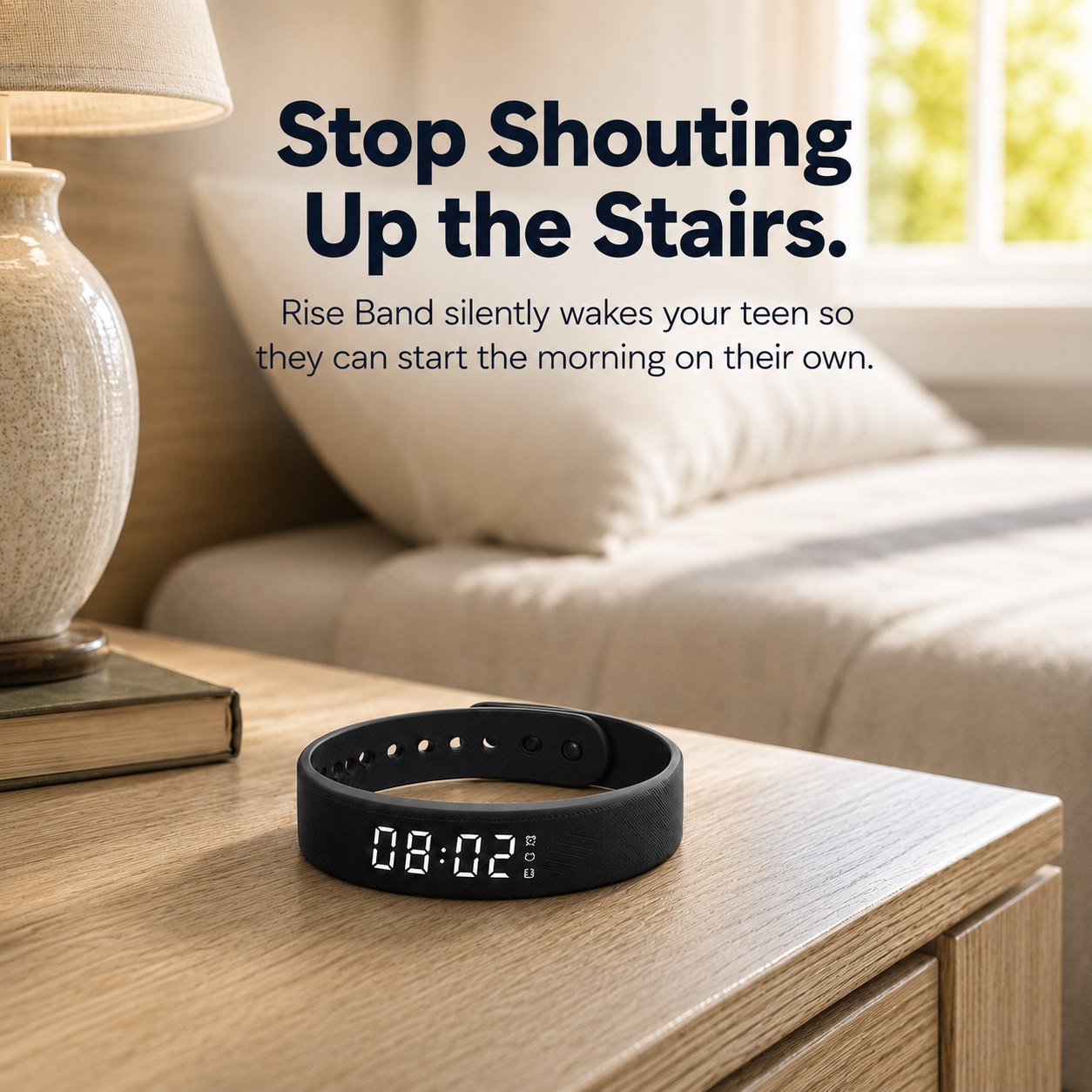 Rise Band 2.0 — The Vibrating Alarm That Actually Wakes Teens
