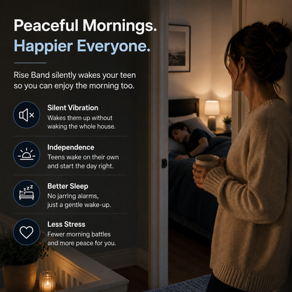 Rise Band 2.0 — The Vibrating Alarm That Actually Wakes Teens