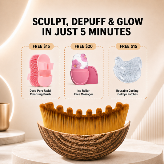 Romae | Velvet Sculpt- Contour & Lymphatic Drainage Brush