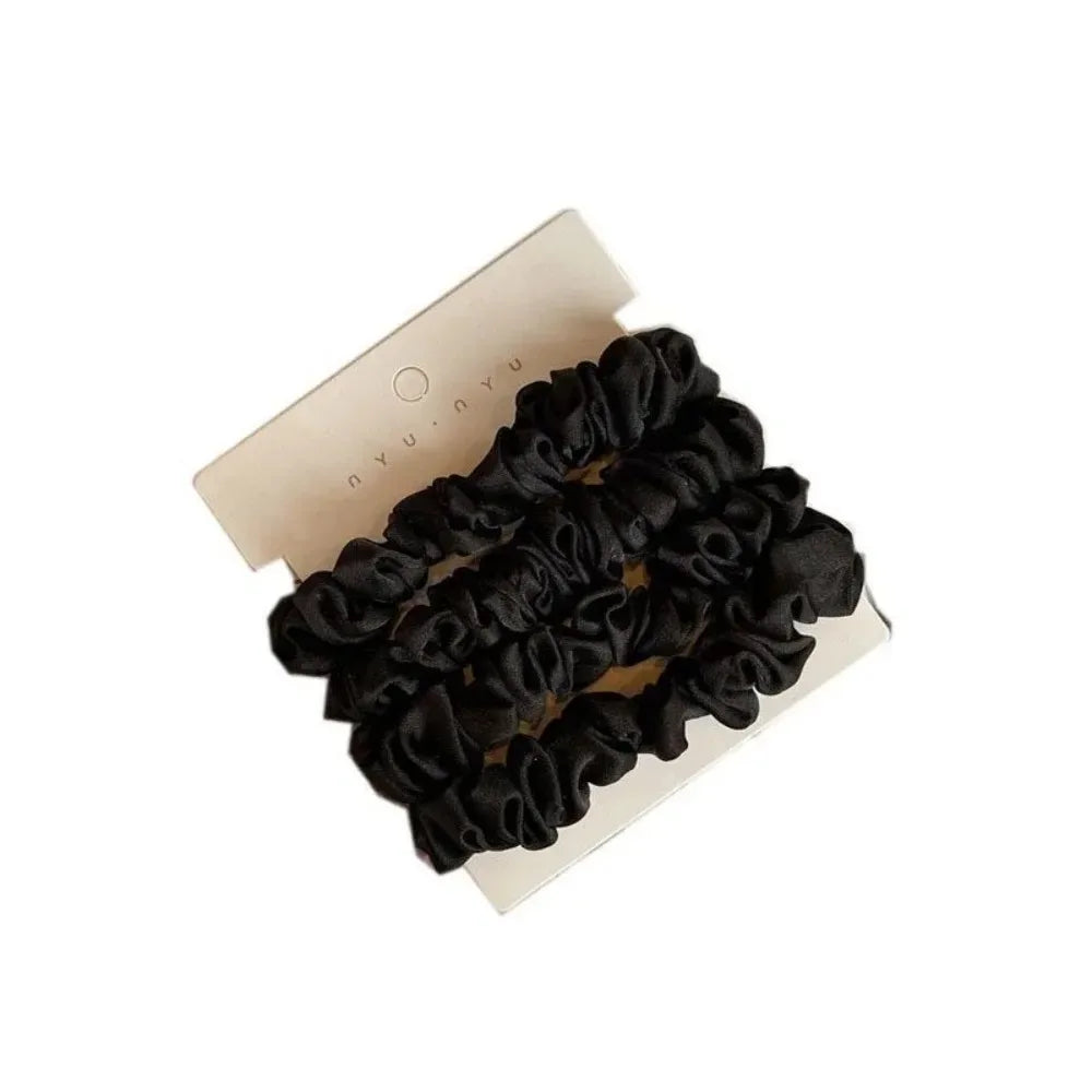 4 Pack of Satin Scrunchies