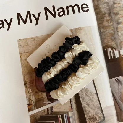4 Pack of Satin Scrunchies
